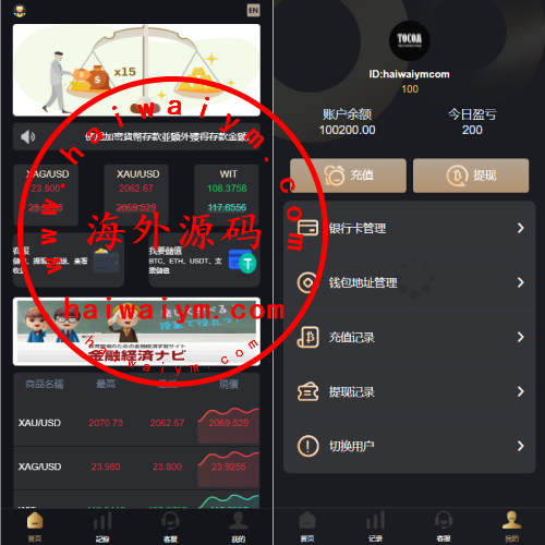 多语言海外微盘系统/外汇期货微交易/时间盘系统